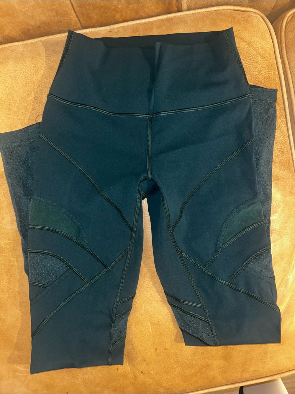 lululemon athletica Deep Teal High-Waist Capri Leggings